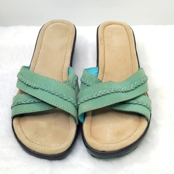Lands End Slip On sandals sz 8 - Picture 1 of 8